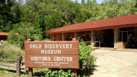 Entrance to the Marshall Gold Discovery Museum